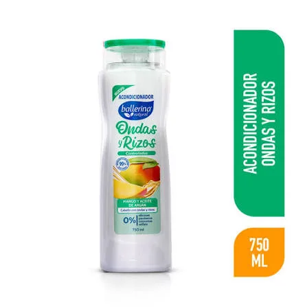 BALLERINA AC 750ML (PALTA, MANZANILLA,COCO Y JAZMIN,DETOX CARBON,GRANADA, DURAZNO Y ACEITE DE JOJOBA,MANGO Y ACEITE DE ARGAN)