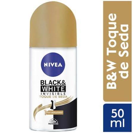 NIVEA DESODORANTE ROLL ON B&W FW SEDA 50ML