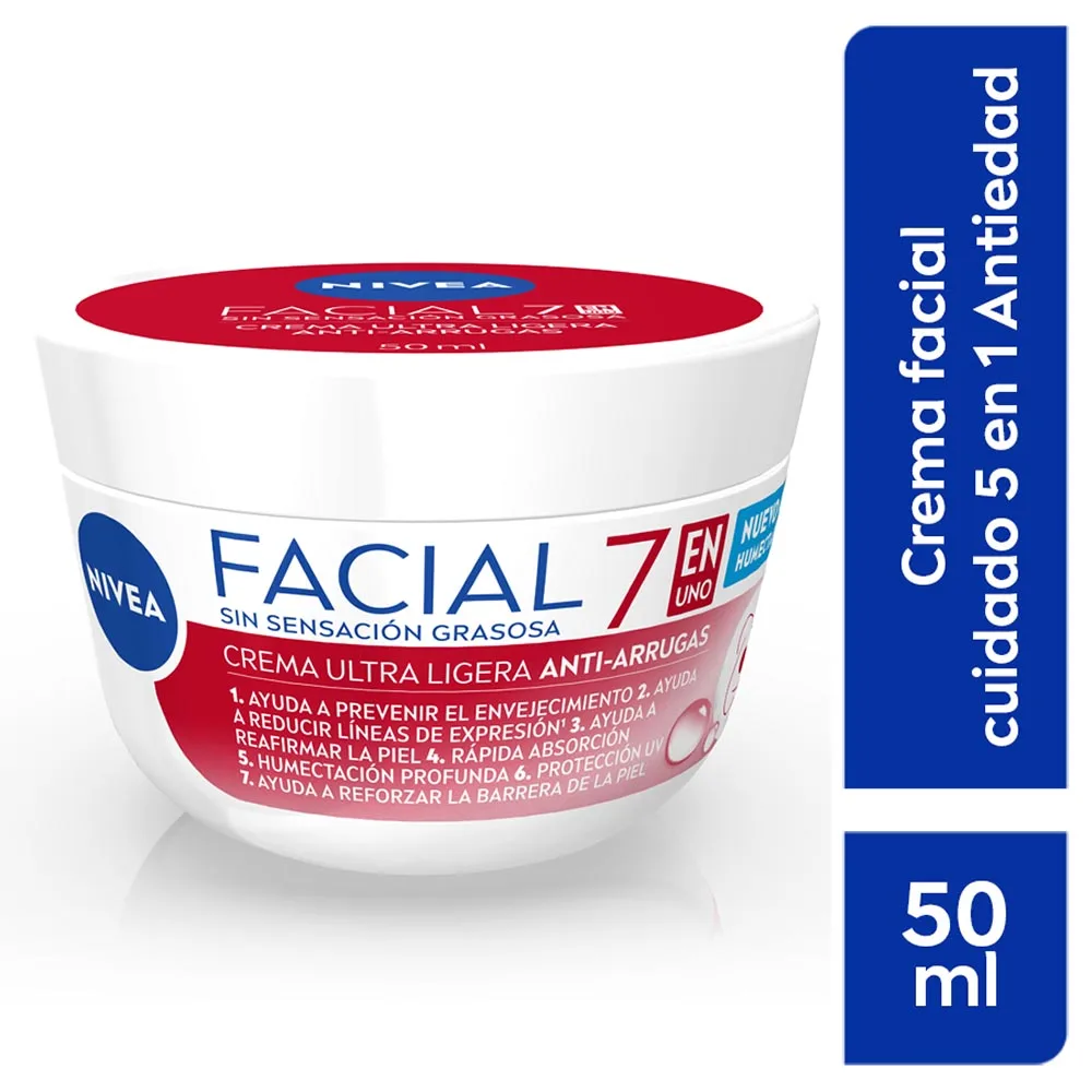 NIVEA CREMA FACIAL ANTIARRUGAS 7EN1 50ML