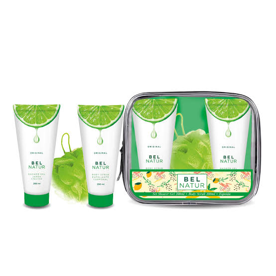 BEL NATUR NECESER CREMA+SHOWER GEL+ ESPONJA