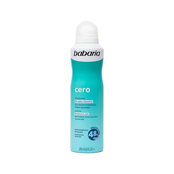 BABARIA SPRAY DESOD CERO ALCOHOL