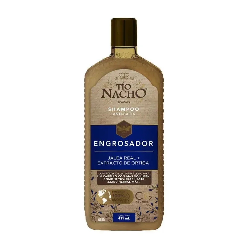 TIO NACHO SH 415ML (HERBOLARIA, ACLARANTE, ENGROSADOR, COCO, ANTIEDAD, HENNA, ANTIDAÑO)