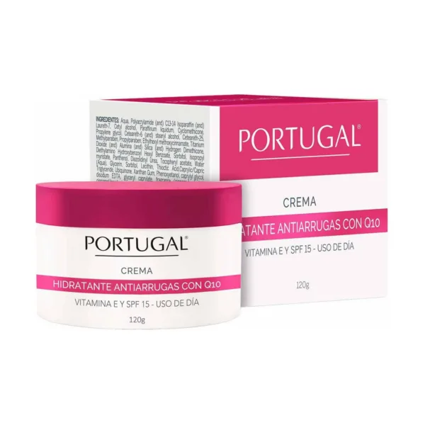 PORTUGAL CREMA FACIAL ANTIARRUGAS Q10 120ML