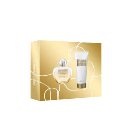 HER SECRET DORADO ESTUCHE PERFUME 50ML+ BODY LOTION