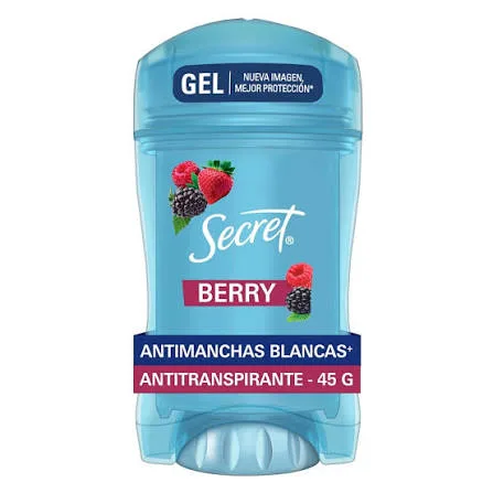 SECRET BARRA 45G (LAVANDA, COTTON, COCO, JAZMIN,CHERRY,BERRY,VAINILLA)