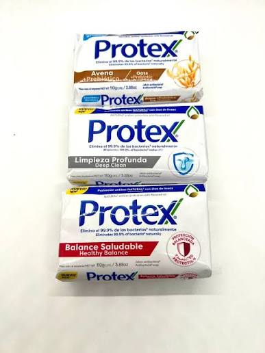 PROTEX JABON 3UNID DE 110G (AVENA, FRESH, LIMPIEZA PROFUNDA,MACADAMIA,HERBAL, MEN)