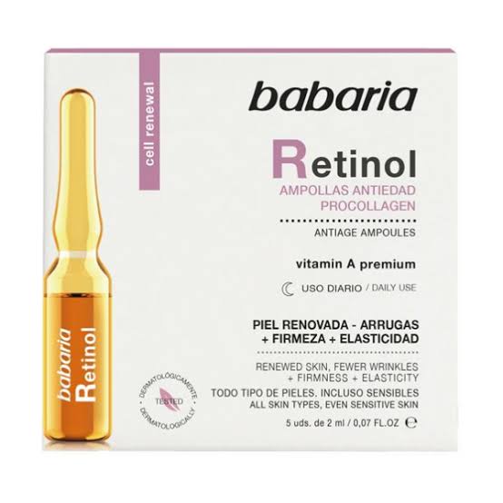 BABARIA AMPOLLAS RETINOL